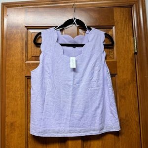 Banana Republic Purple Lilac Tank Top Blouse NWT